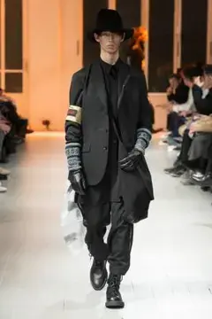 YOHJI YAMAMOTO 120sギャバ腕章JKT&PANTS