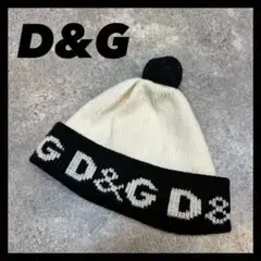 D &G Pom-Pom Knit Hat
