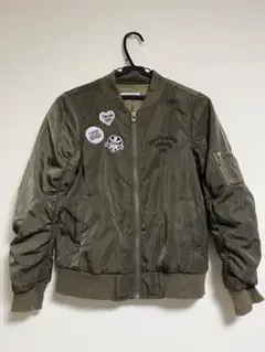 BLUE CROSS Mサイズ MA-1ジャケット オリーブ