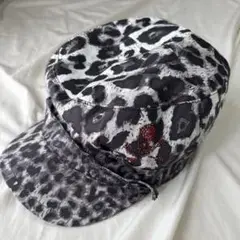 Roen leopard skull casquette
