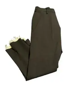 sulvam    Gabardine classic slim pants