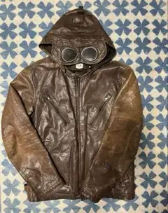 C.P. Company Mille Miglia レザーゴーグルジャケット