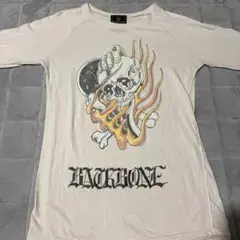 BACKBONE スカルプリント カットソー 7分丈