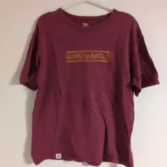 桃太郎ジーンズ バーガンディ GOING TO BATTLE Tシャツ Lサイズ