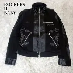 レア y2k h.NAOTO 英字 ファイヤーフレイム グランジジャケット