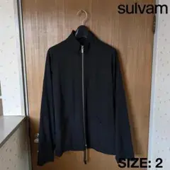 新品未着用 初期sulvam スタッズ装飾 ジップアップブルゾン サイズ2