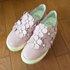 tokyobopper お花 厚底靴シューズ フラワーモチーフ　ピンク