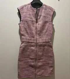 GIVENCHY ノースリーブ ミニワンピース ピンク