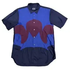 COMME des GARCONS HOMME PLUS パネル切替　半袖シャツ