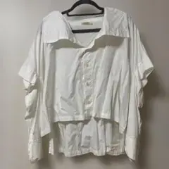 LIMI feu ホワイト　Tーシャツ　コットン　LJ-B14-002