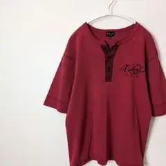 R.J.B フラットヘッド ヘンリーネック 五分袖カットソー 38 美品