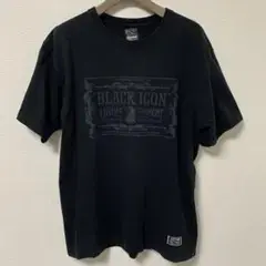 ネイバーフッド　BLACK ICON ロゴプリント　クルーネック　Mサイズ