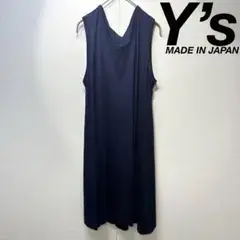 希少 美品 ワイズ ヨウジヤマモト デザイン ノースリーブ シャツ ワンピース