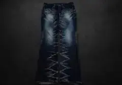 FUGA crashed denim pants