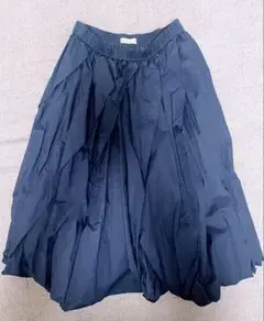 【美品】UNIQLO MARNI バルーンシェイプスカート ネイビー M