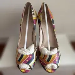 EMILIO PUCCI エミリオプッチ オープントゥパンプス
