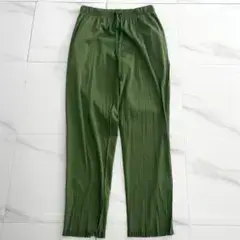 19SS PLEATS PLEASE Easy pants Green 3