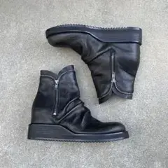 bajra 00s archive leather zip boots