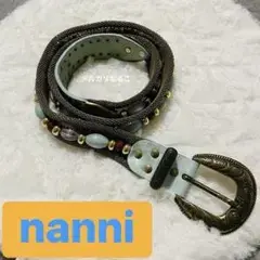NANNI ワイヤーメッシュ　ベルト　y2k