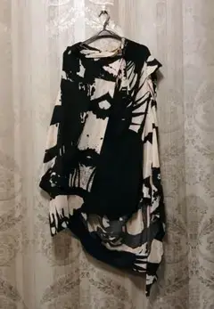 Bernard Willhelm グラフィック変形アシンメトリーワンピース