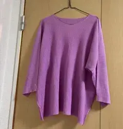 me ISSEY MIYAKE プリーツ トップス パープル