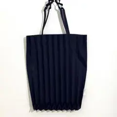 ISSEY MIYAKE プリーツ トートバッグ ネイビー