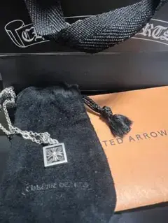 Chrome hearts CHプラスチャーム1ダイヤ ロールチェーン18インチ