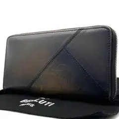 美品/現行モデル● ベルルッティ 長財布 イタウバ パッチワーク レザー