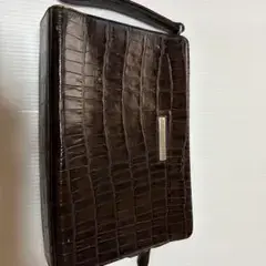 JEAN PAUL GAULTIER クラッチバッグ クロコ型押し