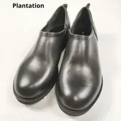 Plantation プランテーション レザー スリッポン ブラック 未使用級