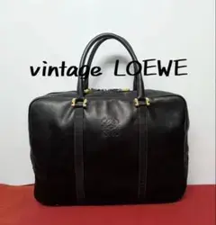 vintage LOEWE ロエベ ビジネスバッグ ブラック