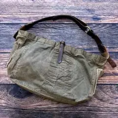 SLOW / aging rebuilt shoulder bag