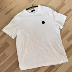 【即日発送】モンクレール　ハーフロゴTシャツ　ホワイト