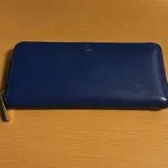 LANVIN en Bleu 長財布 ラウンドファスナー ブルー