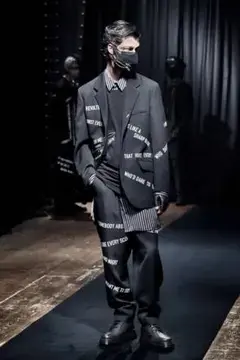 YOHJI YAMAMOTO message pants