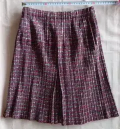 PLEATS PLEASE プリーツプリーズ チェック柄 スカート ひざ丈