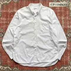 90s C.P.COMPANY 白シャツ オックスフォードシャツ ボタンダウン