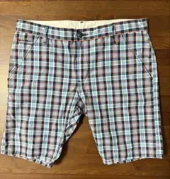 Levi's チェック柄 ショートパンツ