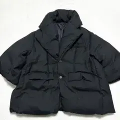 FUMITO GANRYU TRAPEZE LAPEL DOWN JACKET