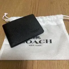 COACH カードケース ブラック