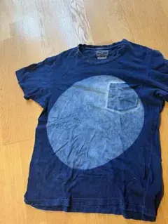 BLUE BLUE JAPAN インディゴ染め ポケットTシャツ