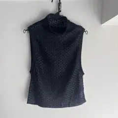 HAAT ISSEY MIYAKE ニットベスト ネイビー