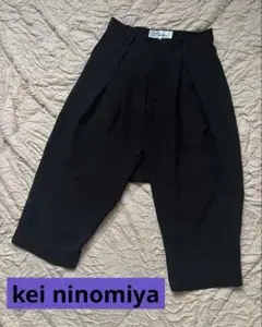 noir kei ninomiya サルエルパンツ 黒 S コムデギャルソン