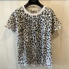 サンローランパリ 13AW レオパード半袖Tシャツ エディスリマン メンズ XS