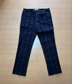 ISSEY MIYAKE FETE 異素材ストライプ パンツ スラックス