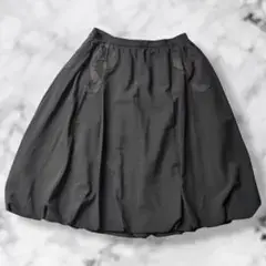 KEITA MARUYAMAケイタマルヤマ バルーンスカートリボンテーピング 黒