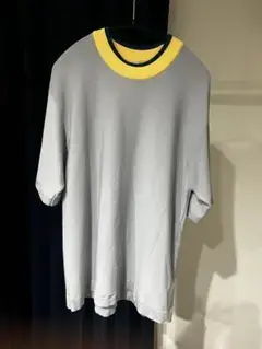CFCL CF008KN034 Tシャツ グレー×イエロー