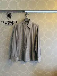 【引越断捨離セール中】TORNADO MART ストライプ 長袖シャツ