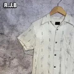R.J.B オープンカラーシャツ アトミック柄