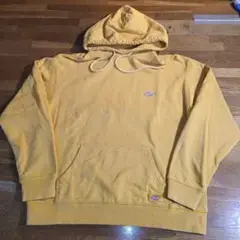 Dickies:プルオーバーパーカー (マスタード Lサイズ)